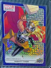 Mighty Thor [Blue Traxx] #135 Marvel 2023 Upper Deck Platinum Prices