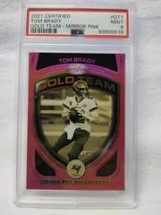 Tom Brady [Pink] Football Cards 2021 Panini Certified Gold Team Prices