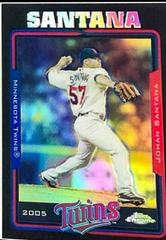 Johan Santana #116 Baseball Cards 2005 Topps Chrome Prices