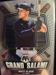 Matt Olson Baseball Cards 2022 Panini Mosaic Grand Salami Prices