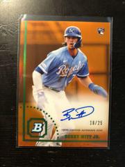 Bobby Witt Jr. [Orange] Baseball Cards 2022 Bowman Heritage Chrome Rookie Autographs Prices