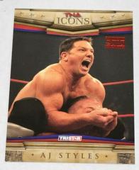 AJ Styles #14 Wrestling Cards 2010 TriStar TNA Icons Prices