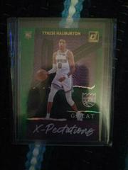 Tyrese Haliburton [Green Flood] #12 Basketball Cards 2020 Donruss Great X-Pectations Prices