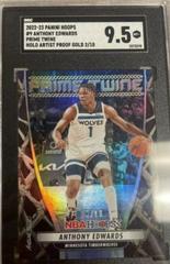 Anthony Edwards [Artist Proof Gold] Basketball Cards 2022 Panini Hoops Prime Twine Prices