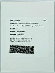 Kenny Pickett [SP Variation Autograph Ticket] Football Cards 2022 Panini Contenders Prices