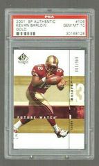 Kevan Barlow [Gold] Football Cards 2001 SP Authentic Prices