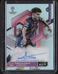 Fabio Blanco #A-FB Soccer Cards 2022 Topps Finest UEFA Club Competitions Autographs Prices