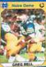 Greg Bell Football Cards 1990 Notre Dame Collegiate Collection Prices