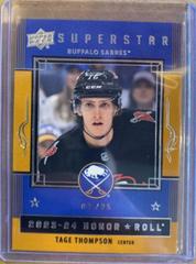 Tage Thompson [Gold Rainbow] #HR-26 Hockey Cards 2023 Upper Deck Honor Roll Prices
