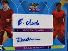 Bobby Clark , Isaac Mabaya Soccer Cards 2022 Leaf Vivid Dual Autographs Prices