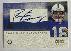 Peyton Manning #PM-GS Football Cards 2001 Upper Deck Game Gear Autographs Prices