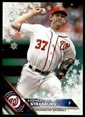 Stephen Strasburg [Metallic Snowflake] #HMW134 Baseball Cards 2016 Topps Holiday Prices