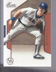 Robin Yount #19 Baseball Cards 2003 Flair Greats Prices