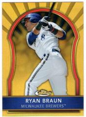 Ryan Braun [Gold Refractor] #7 Baseball Cards 2011 Finest Prices