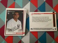 Gleyber Torres Baseball Cards 2018 Topps on Demand Rookie Year in Review Prices