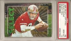 Steve Young #9 Football Cards 1995 Panini Select Certified Few Prices