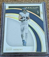 Mark Andrews [Gold] #7 Football Cards 2022 Panini Immaculate Collection Prices