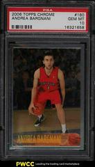 Andrea Bargnani [1996 Variation] #180 Basketball Cards 2006 Topps Chrome Prices