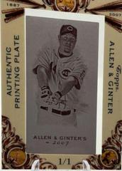 Adam Dunn [Mini Black Bordered] #40 Baseball Cards 2007 Topps Allen & Ginter Prices