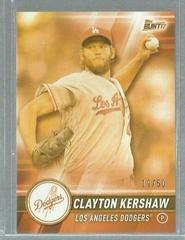 Clayton Kershaw [Orange] #1 Baseball Cards 2017 Topps Bunt Prices