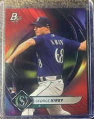 George Kirby [Red] #71 Baseball Cards 2022 Bowman Platinum Prices