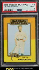 George Wright #12 Baseball Cards 1980 Baseball Immortals Prices
