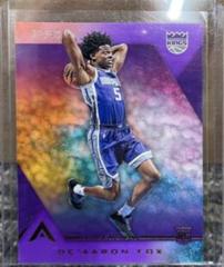 De'Aaron Fox [Purple] #126 Basketball Cards 2017 Panini Ascension Prices