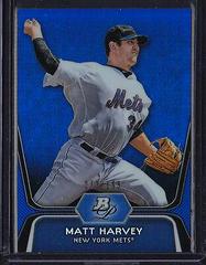 Matt Harvey [Refractor] Baseball Cards 2012 Bowman Platinum Prospects Prices