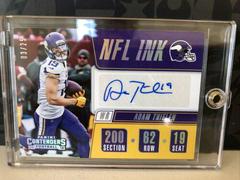 Adam Thielen Football Cards 2018 Panini Contenders NFL Ink Prices