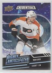 Noah Cates #HA-21 Hockey Cards 2022 Upper Deck Credentials Highly Anticipated Prices