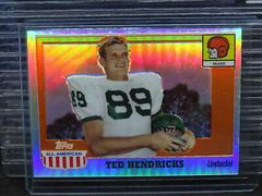 Ted Hendricks [Chrome Refractor] #16 Football Cards 2005 Topps All American Prices
