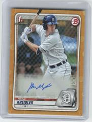 Ryan Kreidler [Gold] Baseball Cards 2020 Bowman Paper Prospect Autographs Prices