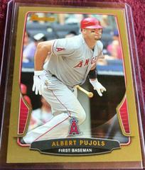 Albert Pujols [Gold] #50 Baseball Cards 2013 Bowman Prices
