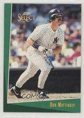 Don Mattingly #24 Baseball Cards 1993 Score Select Prices