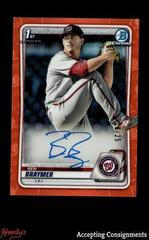 Ben Braymer [Orange Refractor] #CPA-BB Baseball Cards 2020 Bowman Chrome Prospect Autographs Prices