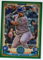 Jesus Aguilar [Green] #2 Baseball Cards 2019 Topps Gypsy Queen Prices