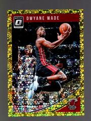Dwyane Wade [Fast Break Gold] #15 Basketball Cards 2018 Panini Donruss Optic Prices