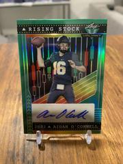 Aidan O'Connell [Green] #RS-AO1 Football Cards 2022 Leaf Valiant Autographs Rising Stock Prices