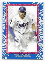 Trea Turner [Blue] #92 Baseball Cards 2022 Topps Rip Prices