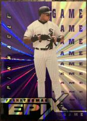 Frank Thomas [Game Purple] #E7 Baseball Cards 1998 Pinnacle Epix Prices