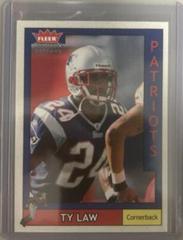 Ty Law [Tiffany] Football Cards 2003 Fleer Tradition Prices