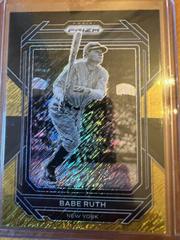 Babe Ruth [Black Gold Shimmer] #2 Baseball Cards 2023 Panini Prizm Prices