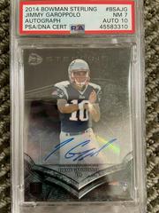 Jimmy Garoppolo #BSAJG Football Cards 2014 Bowman Sterling Autograph Prices