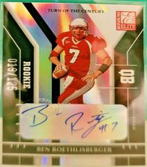 Ben Roethlisberger #105 Football Cards 2004 Panini Donruss Elite Turn of the Century Autographs Prices