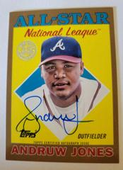 Andruw Jones [Gold] Baseball Cards 2023 Topps 1988 All Star Autographs Prices