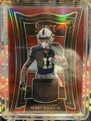 Henry Ruggs III [Prizm] Football Cards 2020 Panini Select Rookie Swatches Prices