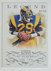 Eric Dickerson Football Cards 2013 Panini National Treasures Prices
