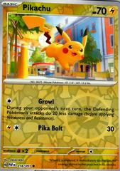 Pikachu [Reverse Holo] #18 Pokemon Paldean Fates Prices