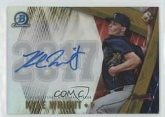 Kyle Wright [Gold Refractor] #C17A-KW Baseball Cards 2017 Bowman Draft Class of Autographs Prices