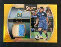Enzo Perez [Gold] Soccer Cards 2016 Panini Select Memorabilia Prices